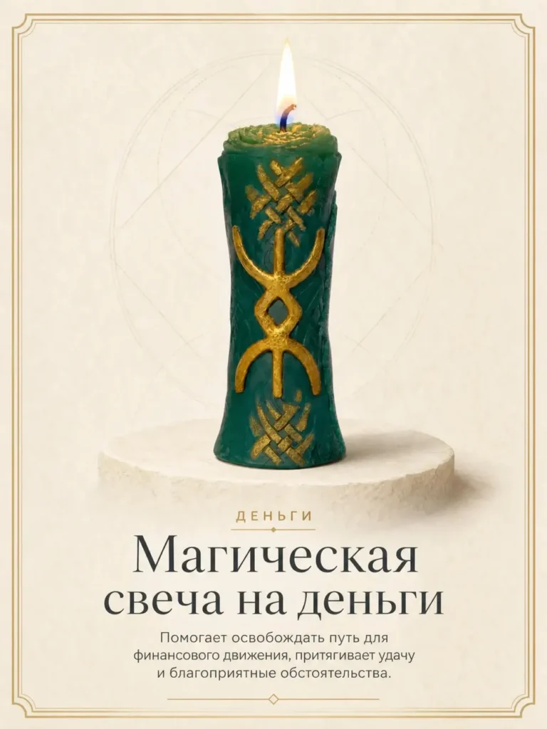 Магическая свеча на деньги