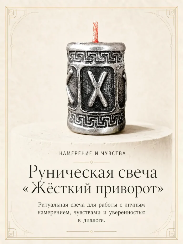 Руническая свеча любви